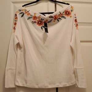 Off White/Off Shoulder top